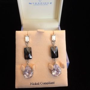 Silver and Crystal Earrings - NEW!
